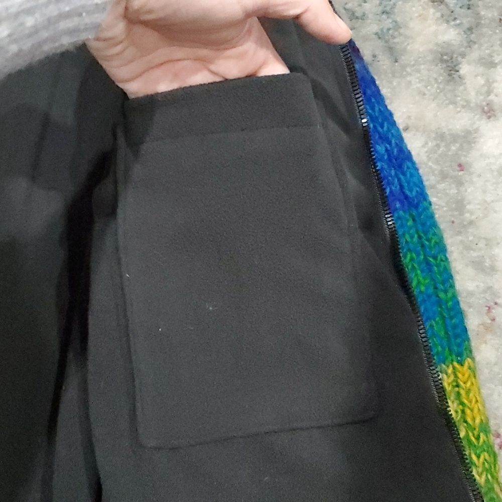 Kyber 100% Wool Rainbow Coat - Picture 14 of 16
